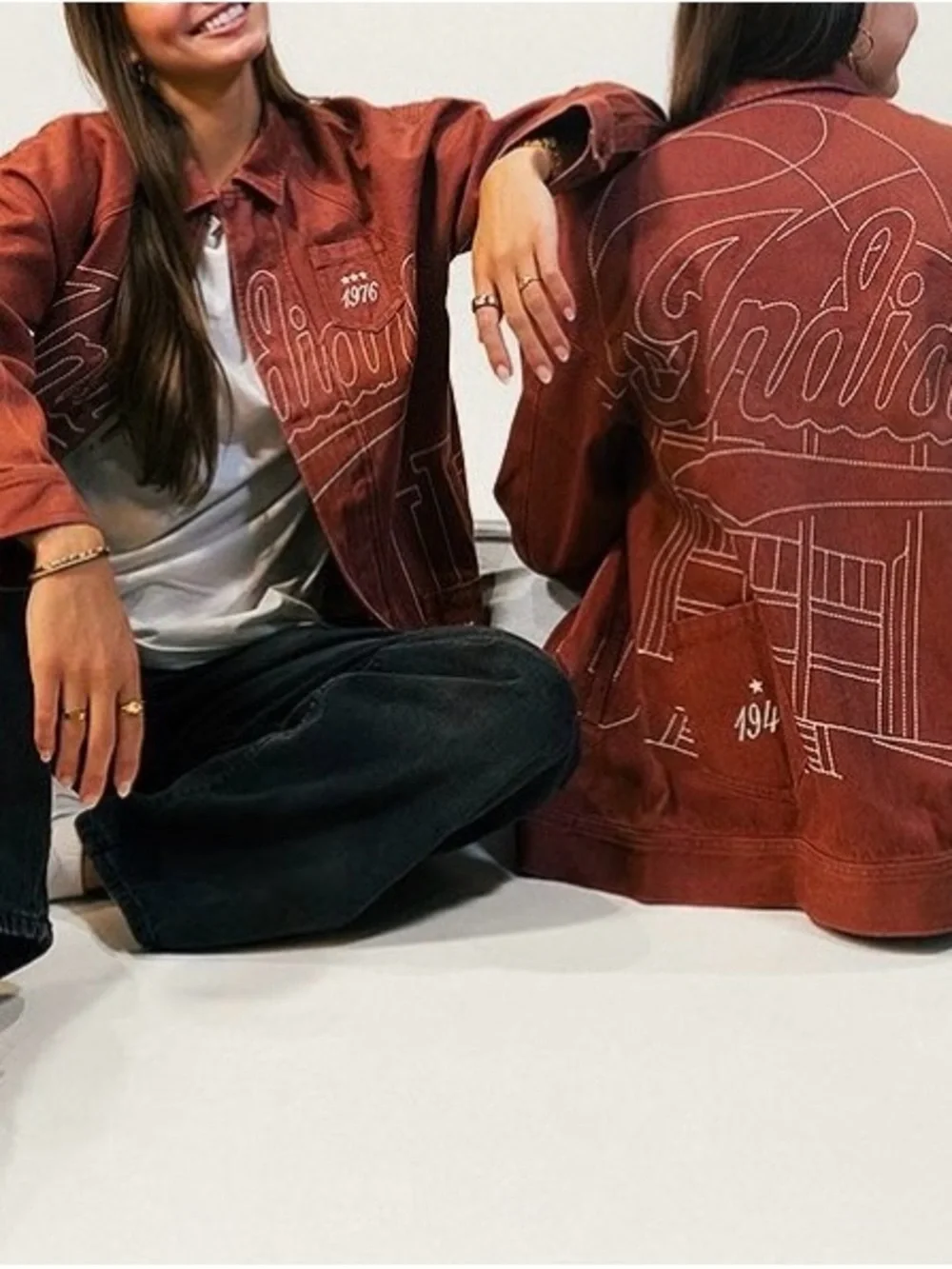 Nil Indiana The Indiana Custom Washed Denim Jacket Limited Release $195 Retail